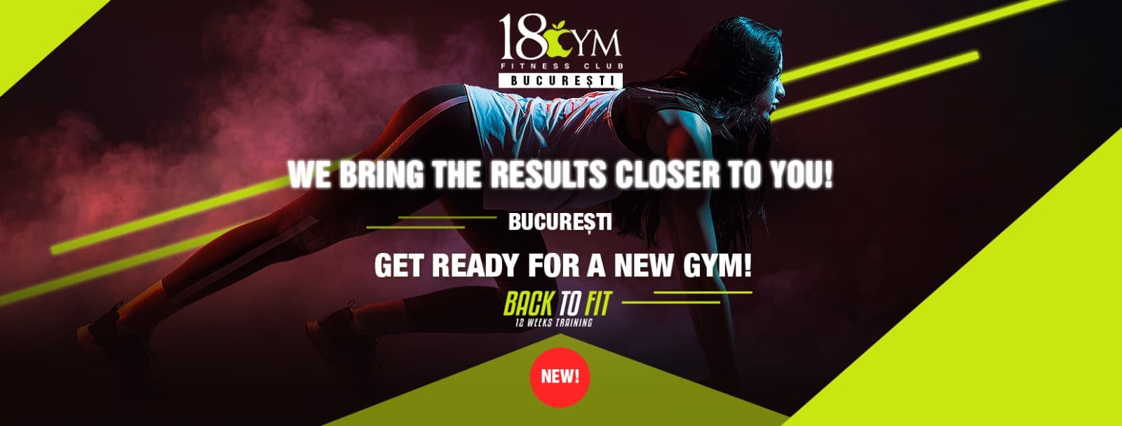 18 Gym Fitness Club Romania a ajuns si in Bucuresti !