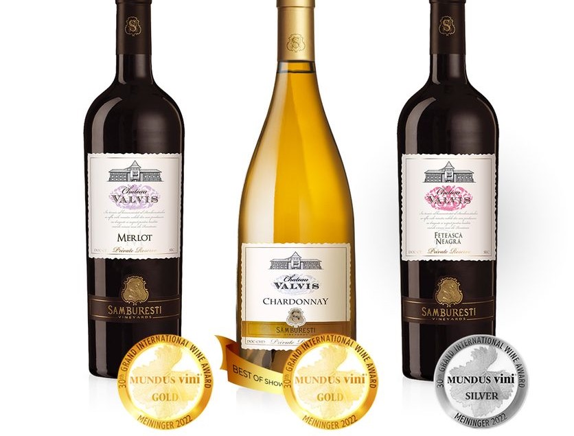 Vinurile din gama exclusivistă Chateau Valvis au fost medaliate în cadrul MUNDUS VINI